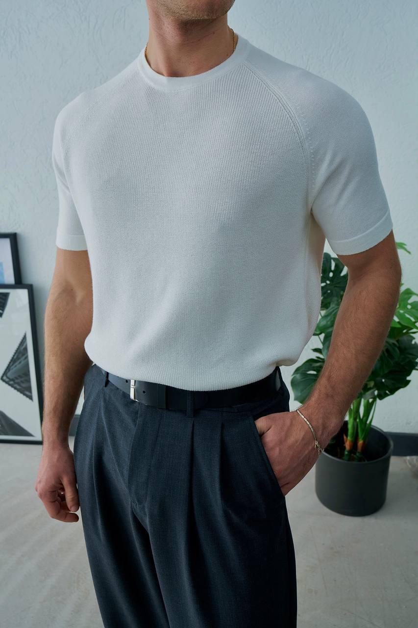 Triko T-Shirt - Ekru